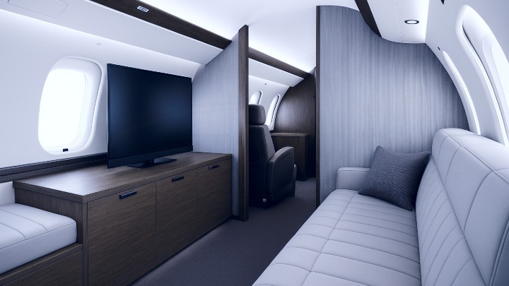 Global 7500 Jet Interior